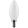 Satco 5.5 Watt B11 LED Lamp, Frost, Candelabra Base, 90 CRI, 2700K, 120 Volts S21278